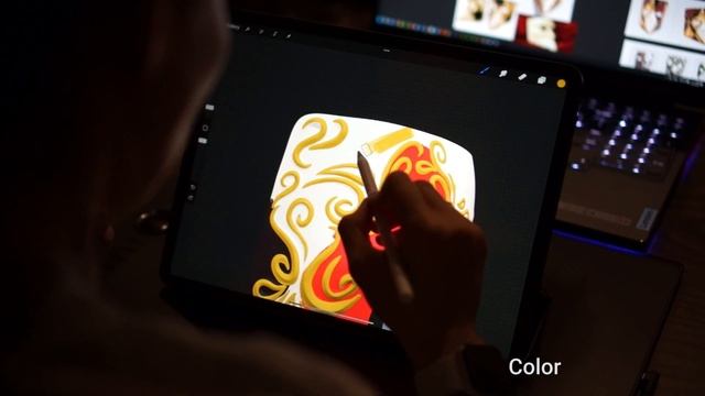 Creating a Venetian AR mask using iPad (CozyBlanket, Forger, Procreate) смотреть онлайн