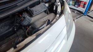 Toyota ALPHARD гибрид 2005 год - проверка помпы инвертора