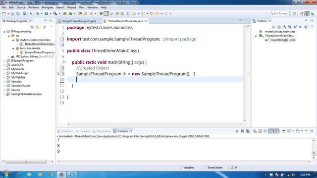Java Thread program with debug mode explain смотреть онлайн