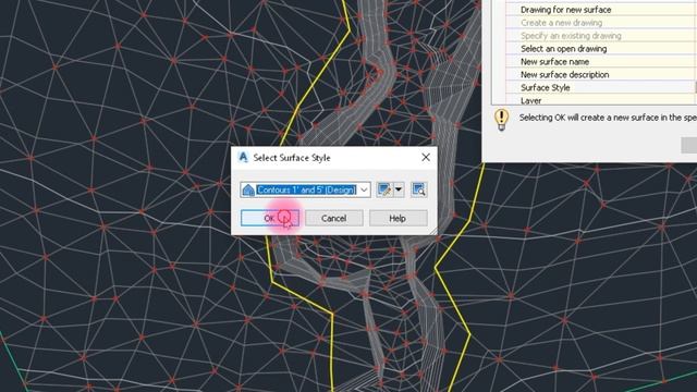 How To Cropped The Contour Surface By Using AutoCAD Civil3d