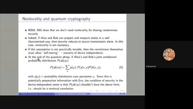 An Invitation to Quantum Technologies - Dr. R. Srikanth | Shannon's Day Talk Series | April 30, 202 смотреть онлайн