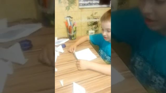 Техника оригами- самолетик смотреть онлайн