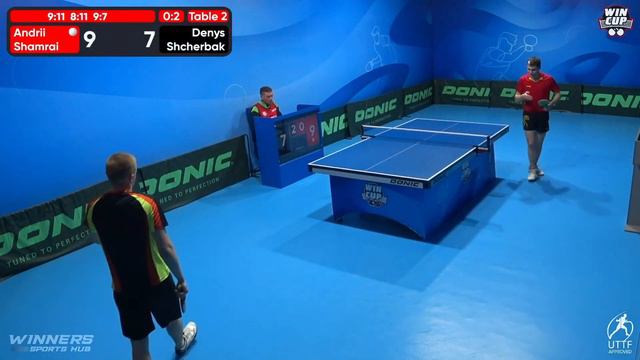11:15 Andrii Shamrai  - Denys Shcherbak West 2 WIN CUP 28.02.2024 | TABLE TENNIS WINCUP