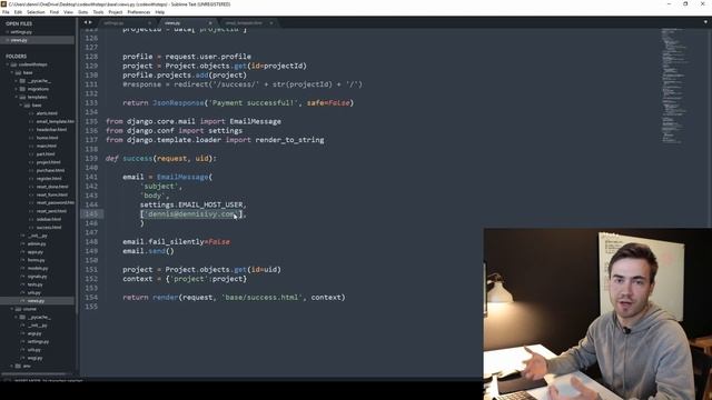 Automating Confirmation Emails | Real Django Website | Episode #2 смотреть онлайн