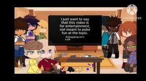 |fNaF 4 tormentors parents react 1/2|gacha club|