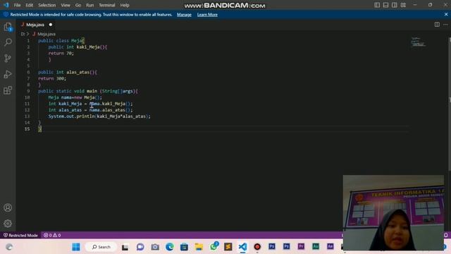 Membuat program Class dengan menggunakan Java jdk 7 orracle #politeknikkampar смотреть онлайн