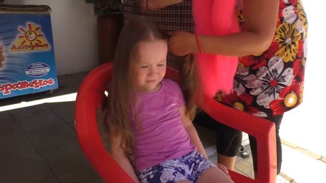 Модные косы канекалон у Агнии Шоу! Сочи день 1 смотреть онлайн