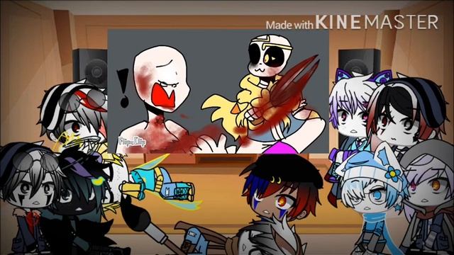 Sans AUs react to reset dreamtale ( Credit in the description ) смотреть онлайн