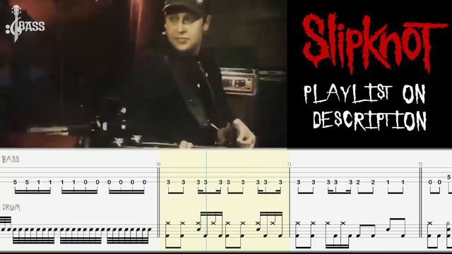 Slipknot - Duality [Paul Gray Jam with Roy Mayorga] Bass And Drum Tabs By Chami's Bass смотреть онлайн