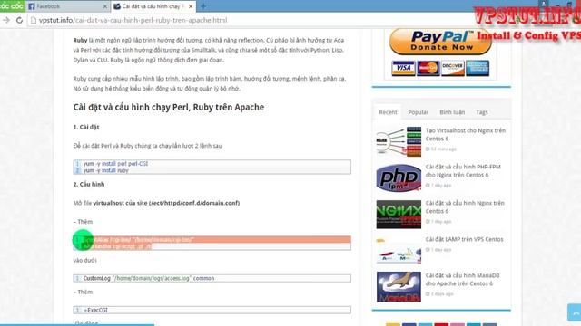 Cai dat va cau hinh Perl Ruby tren Apache смотреть онлайн
