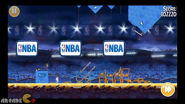 Angry Birds Seasons: NBA HAM Dunk Level 1-10 Walkthrough 3 Star смотреть онлайн