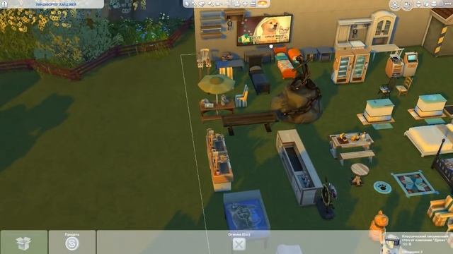 The Sims 4 Кошки и Собаки - Обзор мебели | Режим строительства! смотреть онлайн