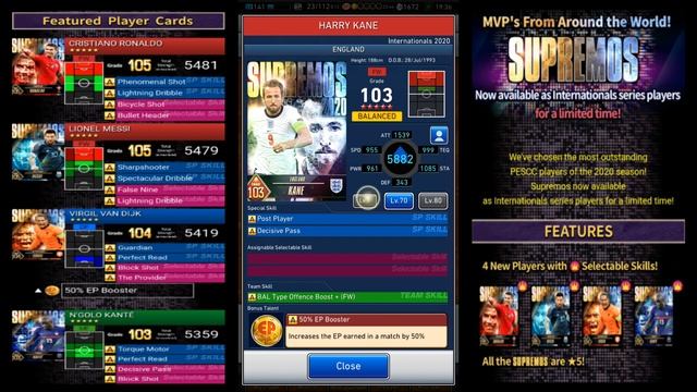 PES Card Collection - International Supremos (2019-2020) смотреть онлайн