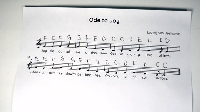 Piano Lessons Week 11! Ode to Joy! Beethoven! смотреть онлайн