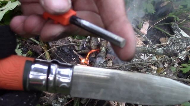 Нож Opinel №12 Explore. Обзор и тест ножа выживания. Немного бушкрафта в сибирской тайге