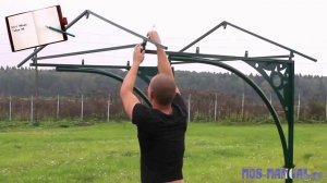 Навес для мангала НМ-1  как собрать навес для мангала