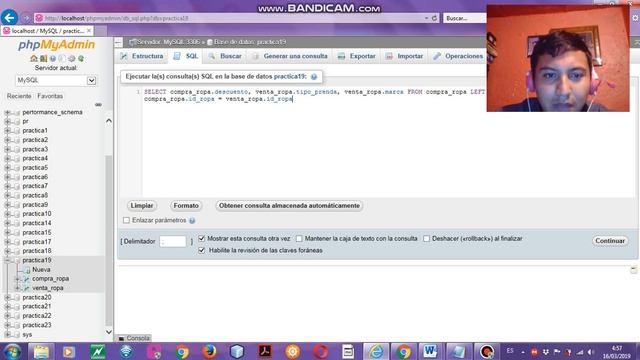 Practica 19 Ejemplo LEFT JOIN PHP смотреть онлайн