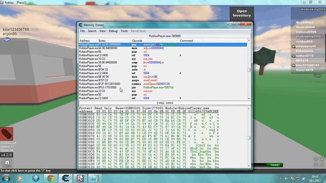 ROBLOX - How to noclip hack смотреть онлайн