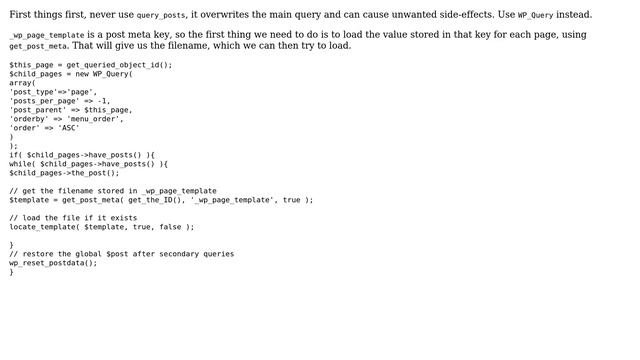 Wordpress: _wp_page_template to dynamically use template (2 Solutions!!) смотреть онлайн