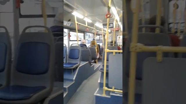 (Краснодар) Поездка на Троллейбусе по Маршрут N-15. борт 013.😉 смотреть онлайн