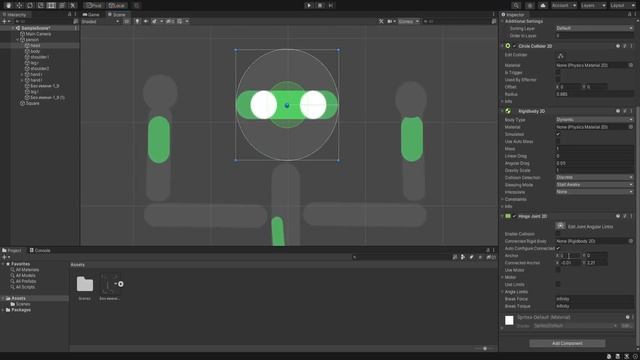 Создание Ragdoll в Unity | Unity2d