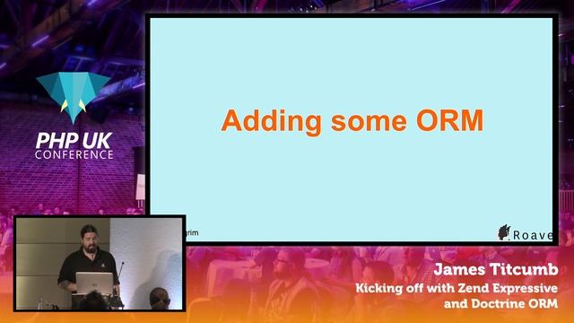 PHP UK Conference 2017 - James Titcumb - Kicking off with Zend Expressive and Doctrine ORM смотреть онлайн