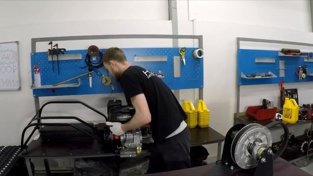 Часть 4. Мотобуксировщик своими руками. Вариатор Сафари. Двигатель Zongshen. смотреть онлайн