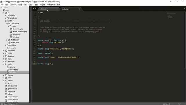 Laravel 5.3 Controller [Shortlink Application (Part 1)] смотреть онлайн
