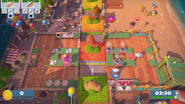 Extra Trimmings All Level 1-1s Pt. 1 | Overcooked! All You Can Eat 2-Player PS5 Gameplay PART 15