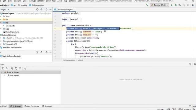 IntelliJ IDEA Connection with MYSQL (XAMPP) смотреть онлайн