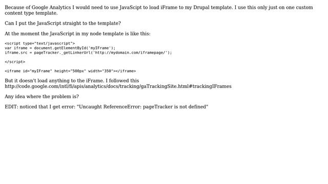 Drupal: Load an iFrame to Drupal with JavaScript смотреть онлайн