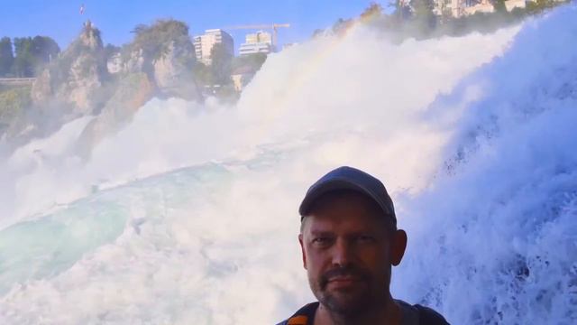 Путешествие к водопаду Wasserfall Waterfall Switzerland 🇨🇭 Rhein Рейн смотреть онлайн