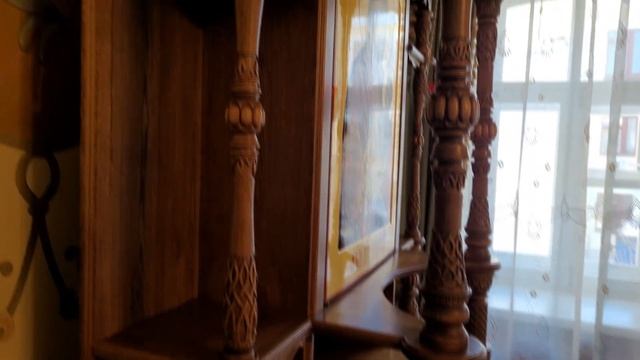 Изготовление Домашнего иконостаса, Шкаф-киот для дома, приемной. Эксклюзивный проект. смотреть онлайн