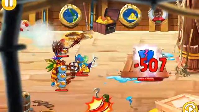 Angry Birds Epic Defeating Poseidon Pig смотреть онлайн