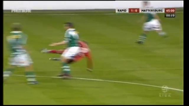 12. Runde Rapid - SV Mattersburg 1:0 (1:0) 26. 9. 2007 смотреть онлайн