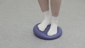 Занятия на балансировочной подушке