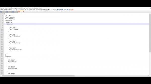 JSON Formatter and Compare plugin Notepad++
