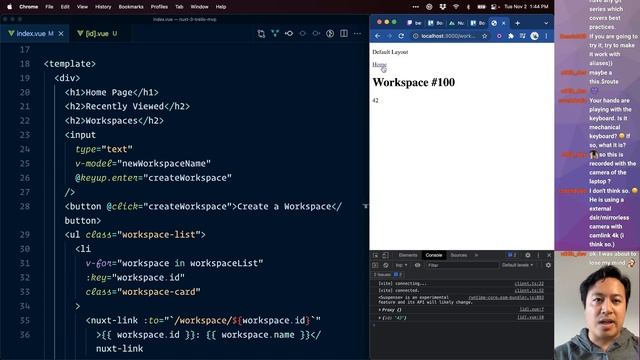 Build with Ben (#20): Trello Clone with Nuxt 3 (Beta) (Part 1) смотреть онлайн