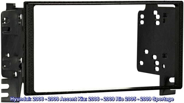 Great Product -  Metra 95-7321 Double DIN Installation Dash Kit For Select 2005-2009 Kia And Hyunda