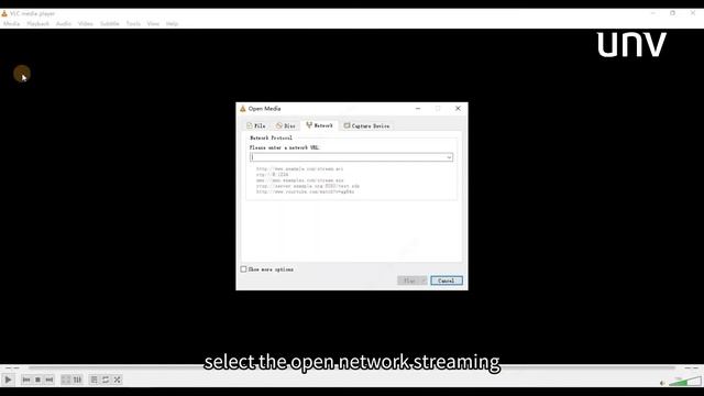 UNV【How To Video】How To Stream The Camera Or NVR Live View Via RTSP