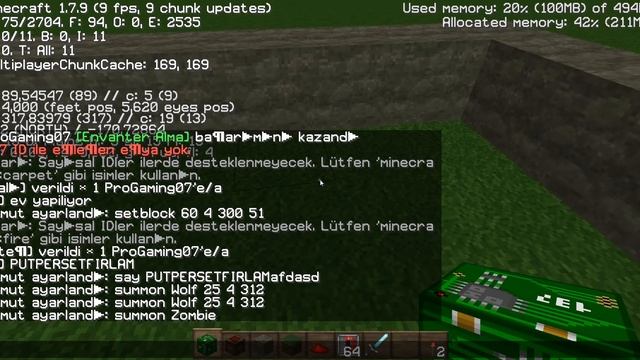 Minecraft KomutBloğu Rehberi 2- KomutBloğuyla Spawner yapma, effect summon, setblock ve playsound. смотреть онлайн