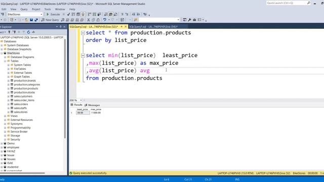 Introduction to sql functions смотреть онлайн