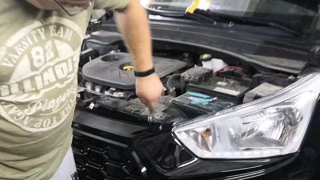 Hyundai creta Бампер Атом часть 2 установка ! смотреть онлайн