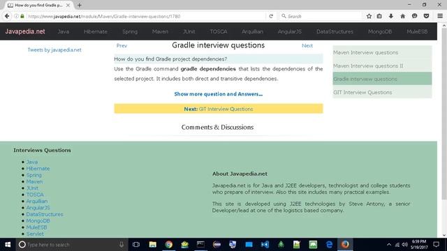 How do you find Gradle project dependencies?
| javapedia.net смотреть онлайн