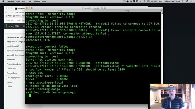 111. Working on Mongo Shell смотреть онлайн