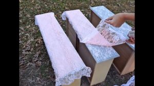 Декупаж мебели. Столы