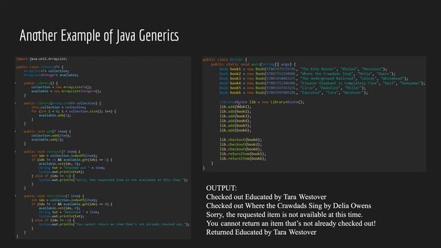 Java Generics | CSCE 314 Week In Review XI (Fall 2022) смотреть онлайн