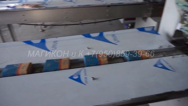 Горизонтальный упаковочный автомат MAGIKON-250AGВ смотреть онлайн