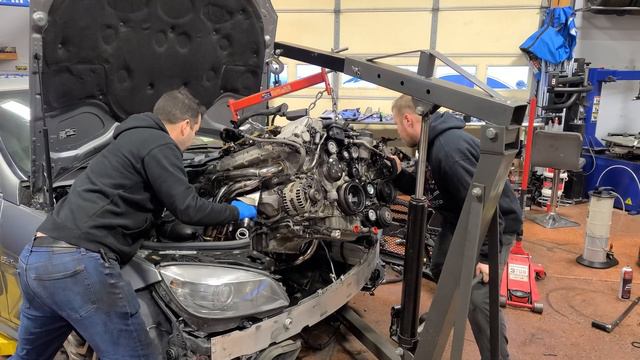 Here’s What Happened After Building My C63 AMG Engine In 2 Days With No Sleep! First Start & Drive! смотреть онлайн