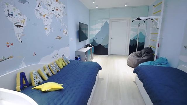 Видеосъемка реализованного дизайн-проекта двухкомнатной квартиры в Санкт-Петербурге смотреть онлайн